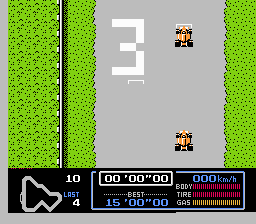 Famicom Grand Prix - F1 Race Screenshot 1